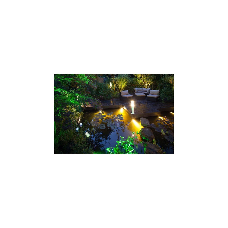 Heissner SMART LIGHTS Uferleuchte 7 Watt, LED-Leuchte(weiß, warmweiß)