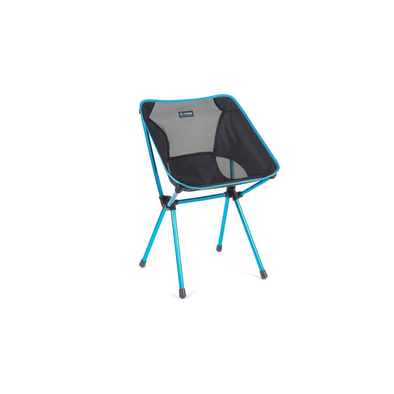 Helinox Camping-Stuhl Café Chair 14351(schwarz/blau, Black)