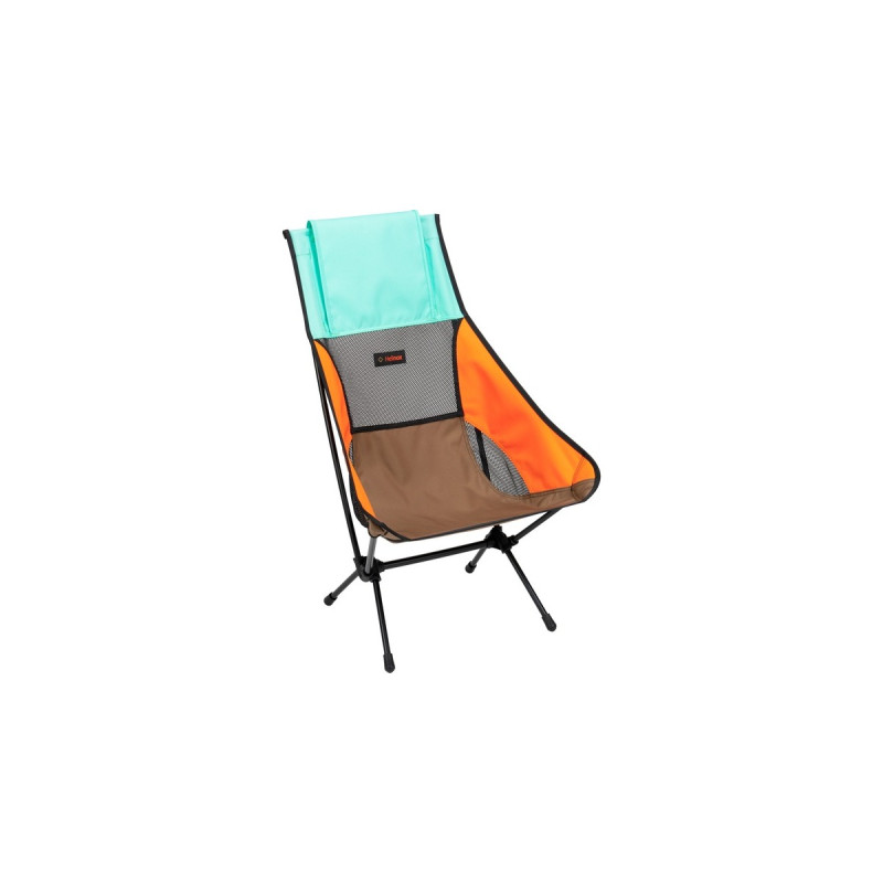 Helinox Camping-Stuhl Chair Two 10002800(mehrfarbig, Mint MultiBlock, Modell 2024)