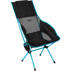 Helinox Camping-Stuhl Savanna Chair 11141(schwarz/blau, Black)