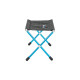 Helinox Camping-Stuhl Speed Stool 14501(schwarz/blau, Black)