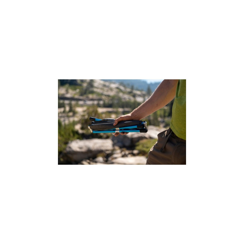 Helinox Camping-Stuhl Speed Stool 14501(schwarz/blau, Black)