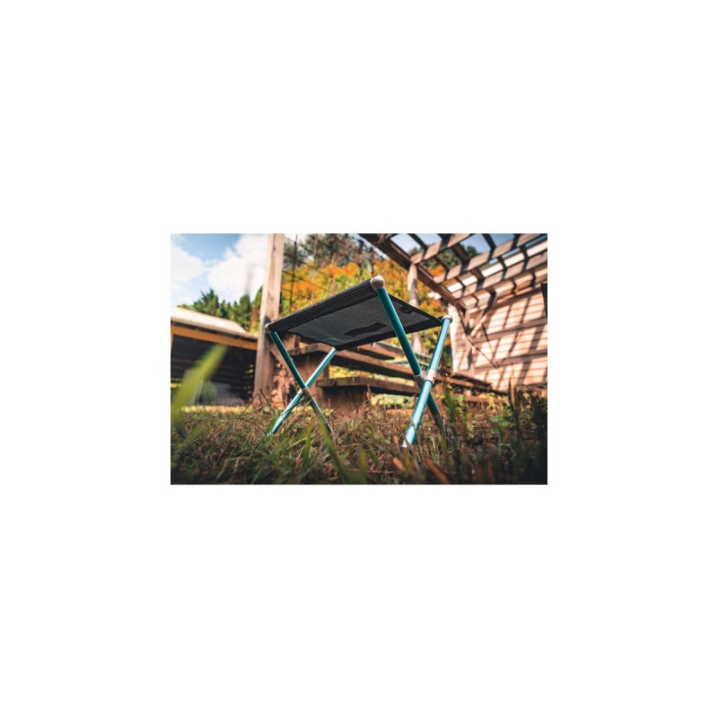 Helinox Camping-Stuhl Speed Stool 14501(schwarz/blau, Black)