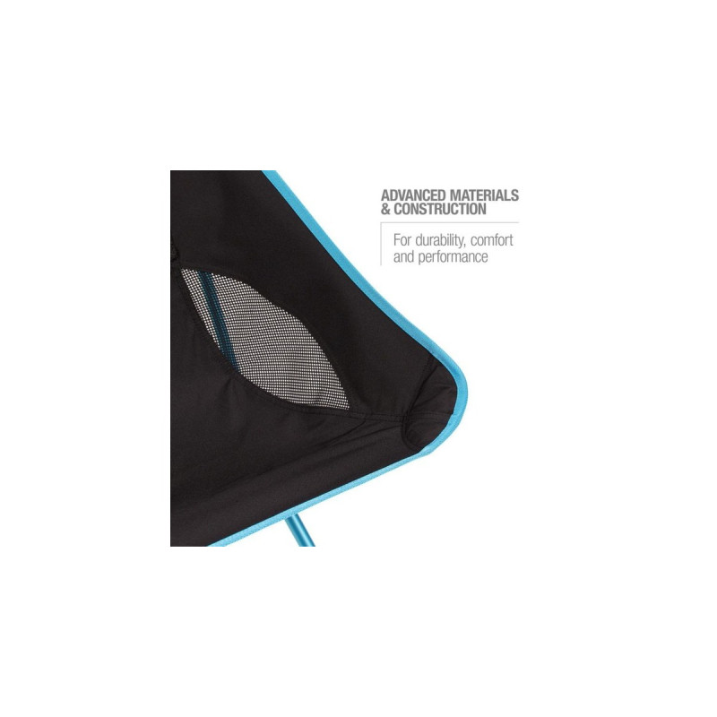 Helinox Camping-Stuhl Sunset Chair 11101R2(schwarz/blau, Black)
