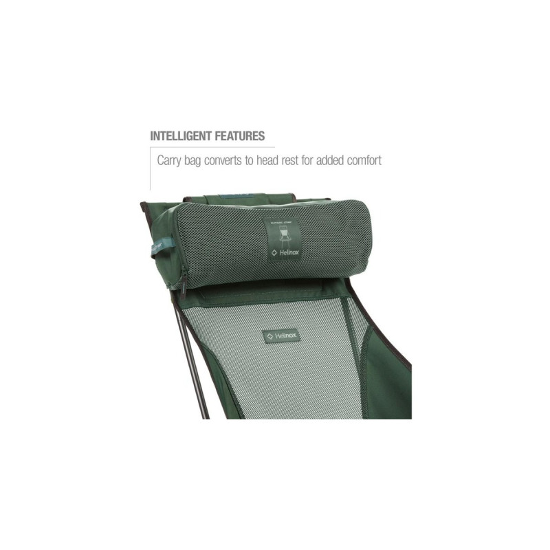 Helinox Camping-Stuhl Sunset Chair 11158R1(dunkelgrün/dunkelgrau, Forest Green)