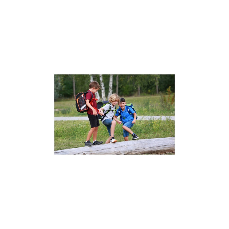 Herlitz FiloLight Plus Flower Owl, Schulranzen(dunkelblau/hellblau, inkl. befülltem 16 tlg. Schüleretui, Faulenzer Mäppchen, Sportbeutel)