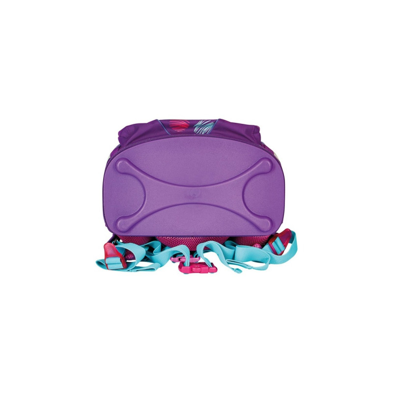 Herlitz FiloLight Plus Sea Bubbles, Schulranzen(dunkelblau/violett, inkl. befülltem 16 tlg. Schüleretui, Faulenzer Mäppchen, Sportbeutel)