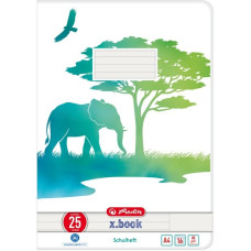 Herlitz Heft A4 16 Blatt Lineatur 25 GREENline Elefant(A4)