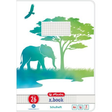 Herlitz Heft A4 16 Blatt Lineatur 26 GREENline Elefant(A4)