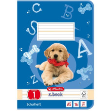 Herlitz Heft liniert 16 Blatt DIN A5, Lineatur 1(blau)