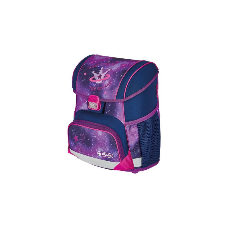 Herlitz Loop Plus Galaxy Princess, Schulranzen(lila, inkl. 16 tlg. Schüleretui, Faulenzermäppchen, Sportbeutel)