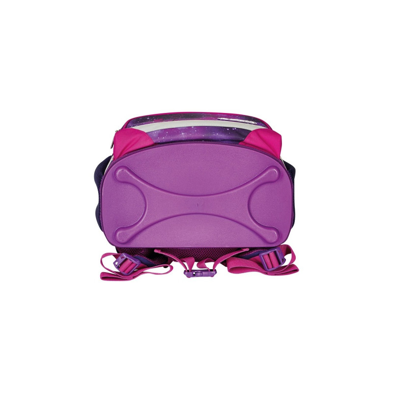 Herlitz Loop Plus Galaxy Princess, Schulranzen(lila, inkl. 16 tlg. Schüleretui, Faulenzermäppchen, Sportbeutel)