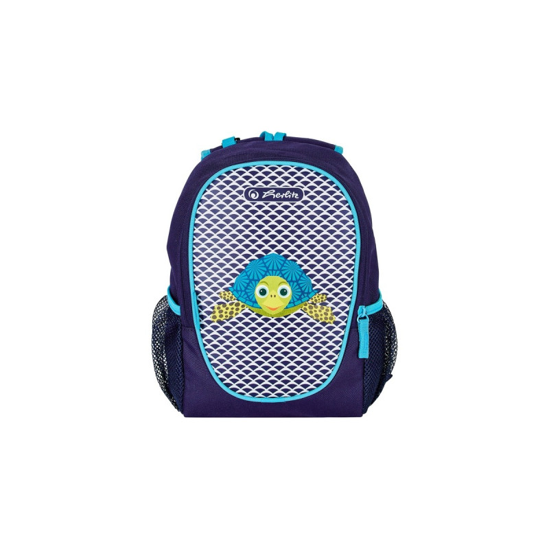 Herlitz Rookie Cute Animals Turtle, Rucksack(lila/neon-blau)