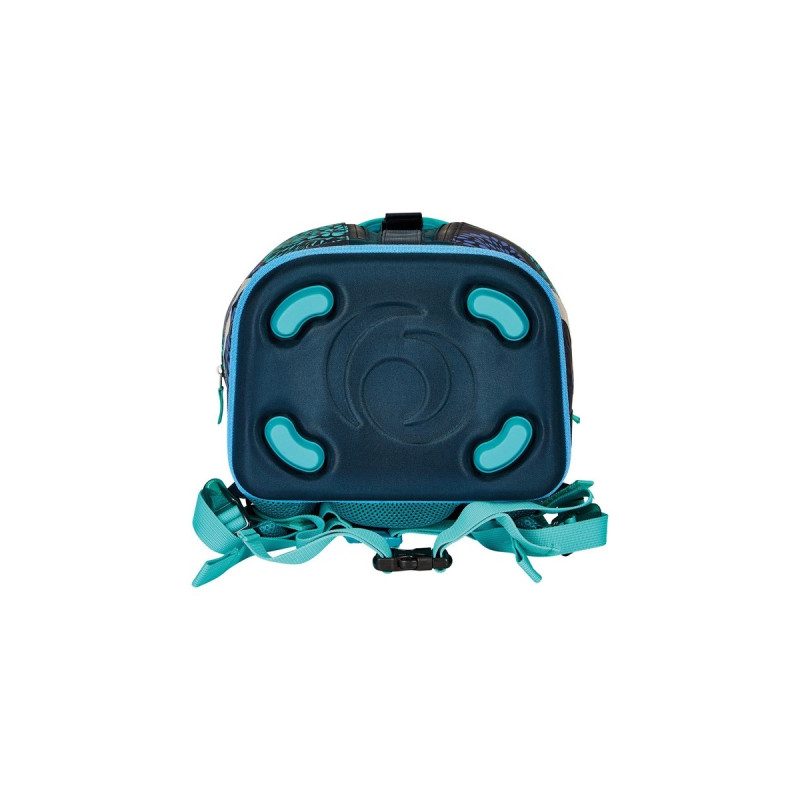 Herlitz SoftLight Plus Bloomy Birds, Schulranzen(dunkelblau/türkis, inkl. befülltem 16 tlg. Schüleretui, Faulenzermäppchen, Sportbeutel)