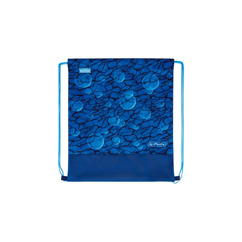 Herlitz SoftLight Plus GreenLine Deep Sea, Schulranzen(blau, inkl. befülltem 16 tlg. Schüleretui, Faulenzermäppchen, Sportbeutel)