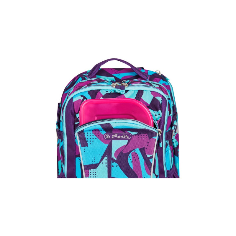 Herlitz Ultimate CamoPurple, Rucksack(lila/hellblau)