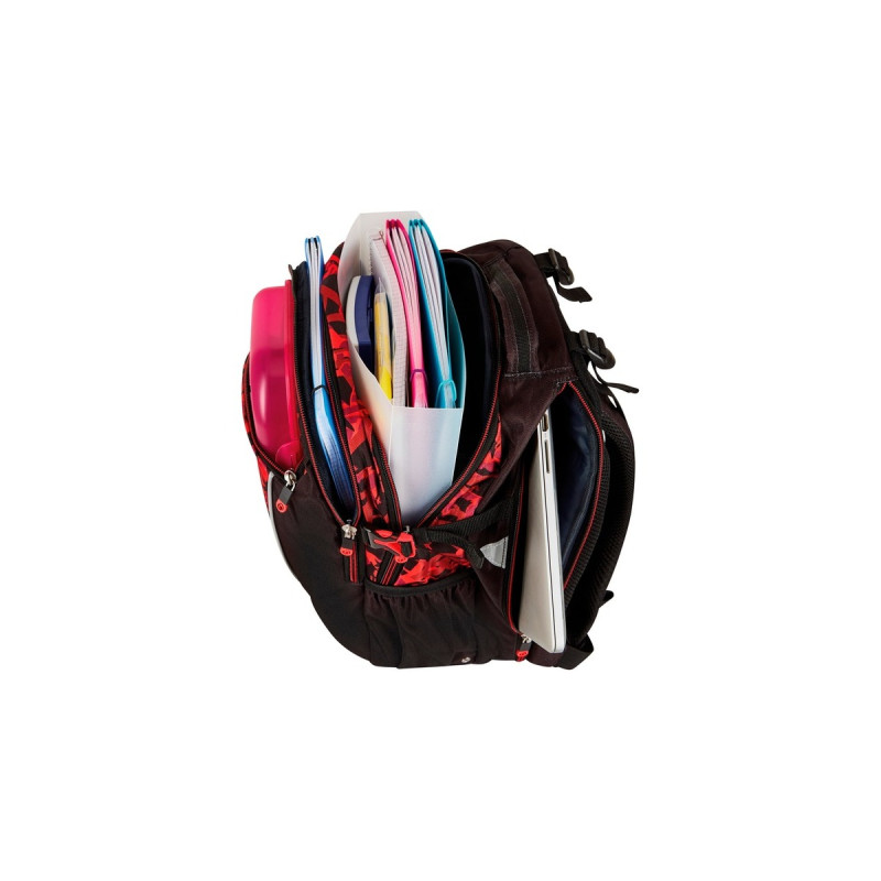 Herlitz Ultimate Graffiti, Rucksack(rot/schwarz)