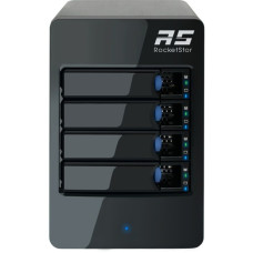 HighPoint RocketStor 6414TS, Laufwerksgehäuse(4-Bay Q-SATA Turbo RAID Tower Enclosure )