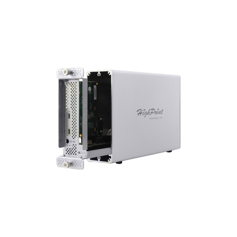 HighPoint RocketStor 6661A-mSAS2, Adapter(Thunderbolt 3 auf 2x Mini-SAS Port Adapter, 8x SAS/SATA Channels)