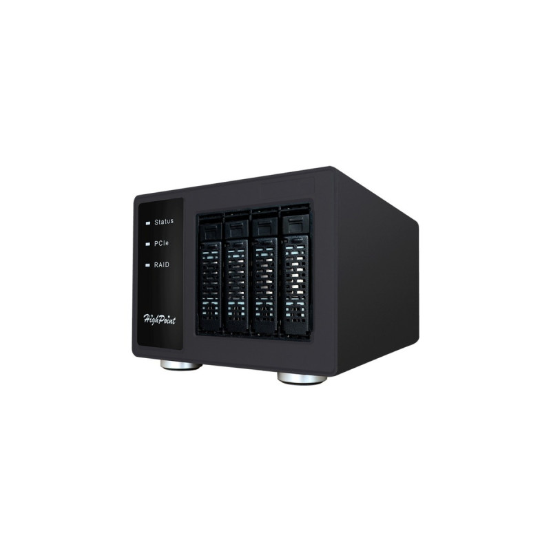 HighPoint SSD6444 4x Port zu PCIe 3.0 x16 NVMe RAID Gehäuse, Laufwerksgehäuse