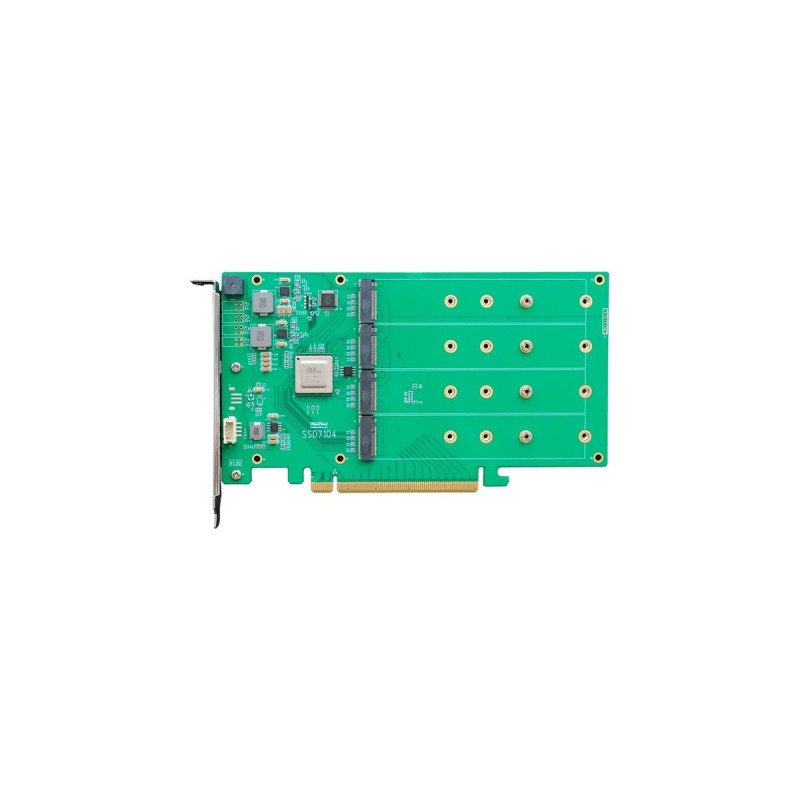 HighPoint SSD7104 PCIe 3.0 x16 4-Port M.2 NVMe, RAID-Karte
