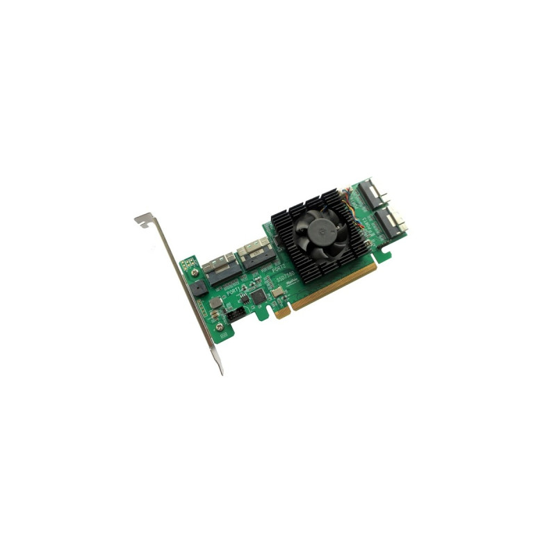 HighPoint SSD7580A PCIe Gen4 x16 8P U.2 NVMe, Controller