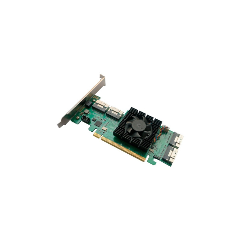 HighPoint SSD7580A PCIe Gen4 x16 8P U.2 NVMe, Controller