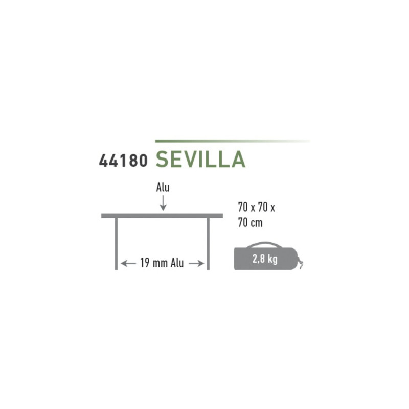 High Peak Camping-Tisch Sevilla 44180