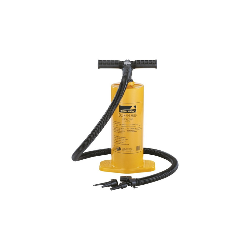 High Peak Doppelhubpumpe, Luftpumpe(gelb/schwarz)