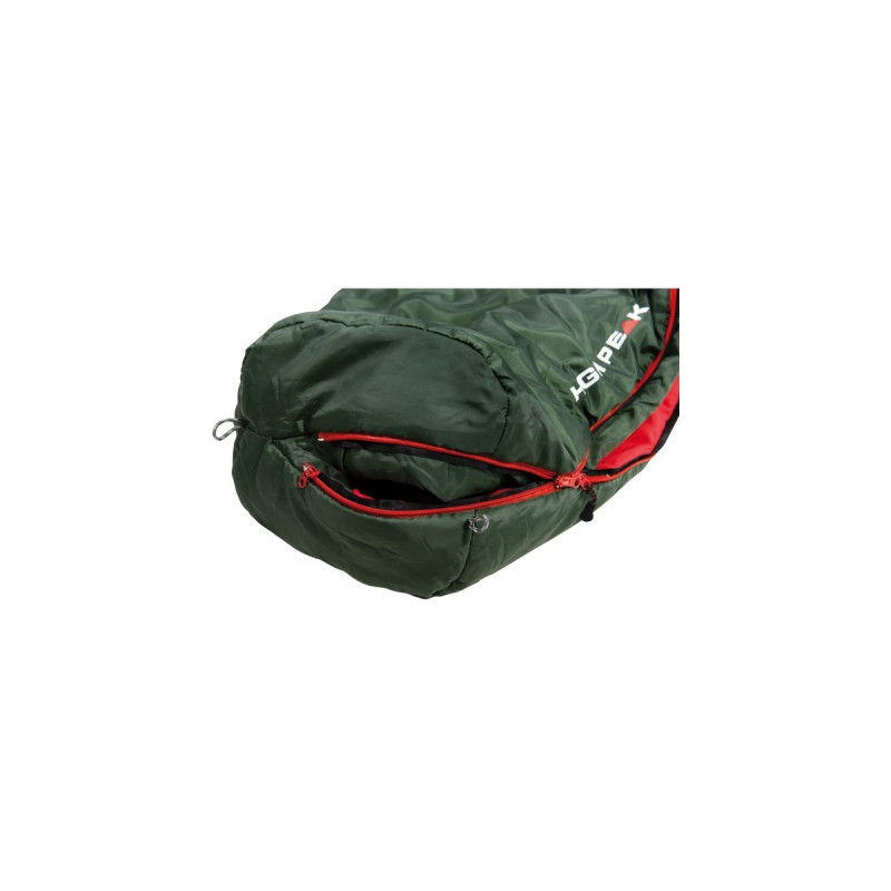 High Peak Mumienschlafsack Black Arrow ECO(dunkelgrün/rot)