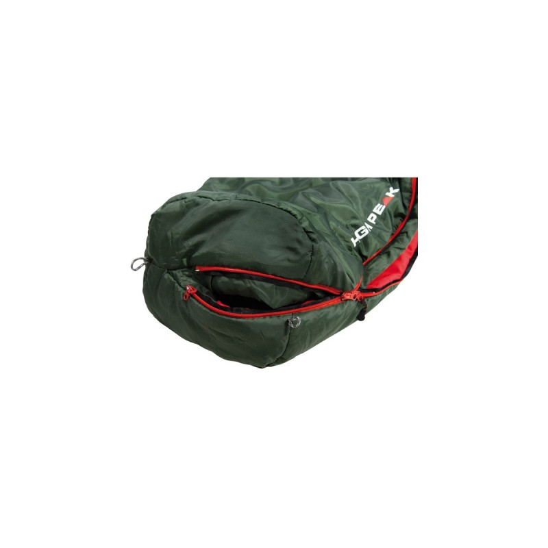 High Peak Schlafsack Black Arrow(grün/rot)