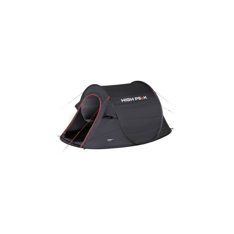 High Peak Wurfzelt Vision 2(schwarz, freistehend)