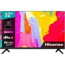 Hisense 32A4DG, LED-Fernseher(80 cm (32 Zoll), schwarz, WXGA, Triple Tuner, WLAN)
