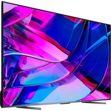 Hisense 55E77KQ, LED-Fernseher(139 cm (55 Zoll), schwarz, UltraHD/4K, Triple Tuner, HDR10, WLAN, LAN, Bluetooth)
