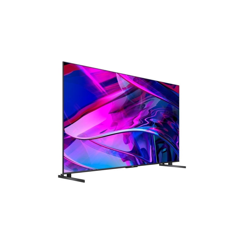 Hisense 55E77KQ, LED-Fernseher(139 cm (55 Zoll), schwarz, UltraHD/4K, Triple Tuner, HDR10, WLAN, LAN, Bluetooth)