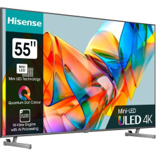 Hisense 55U6KQ, LED-Fernseher(139 cm (55 Zoll), anthrazit, UltraHD/4K, Triple Tuner, HDR10, WLAN, LAN, Bluetooth)