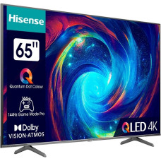 Hisense 65E77KQ, QLED-Fernseher(164 cm (65 Zoll), schwarz, UltraHD/4K, Triple Tuner, HDR10, WLAN, LAN, Bluetooth)