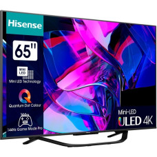 Hisense 65U7KQ, LED-Fernseher(164 cm (65 Zoll), schwarz/anthrazit, UltraHD/4K, Triple Tuner, HDR10+, WLAN, LAN, Bluetooth, 120Hz Panel)