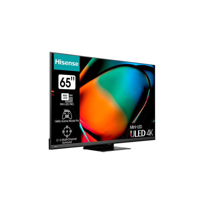 Hisense 65U8KQ, LED-Fernseher(164 cm (65 Zoll), schwarz/anthrazit, UltraHD/4K, Triple Tuner, HDR10, WLAN, LAN, Bluetooth. Free-Sync, 120Hz Panel)