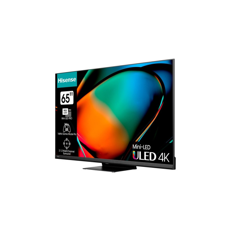 Hisense 65U8KQ, LED-Fernseher(164 cm (65 Zoll), schwarz/anthrazit, UltraHD/4K, Triple Tuner, HDR10, WLAN, LAN, Bluetooth. Free-Sync, 120Hz Panel)