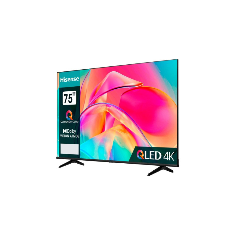 Hisense 75E77KQ PRO, LED-Fernseher(189 cm (75 Zoll), silber, UltraHD/4K, Triple Tuner, HDR10+, WLAN, LAN, Bluetooth, 120Hz Panel)