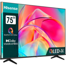 Hisense 75E77KQ, LED-Fernseher(189 cm (75 Zoll), schwarz, UltraHD/4K, Triple Tuner, HDR, Dolby Atmos)