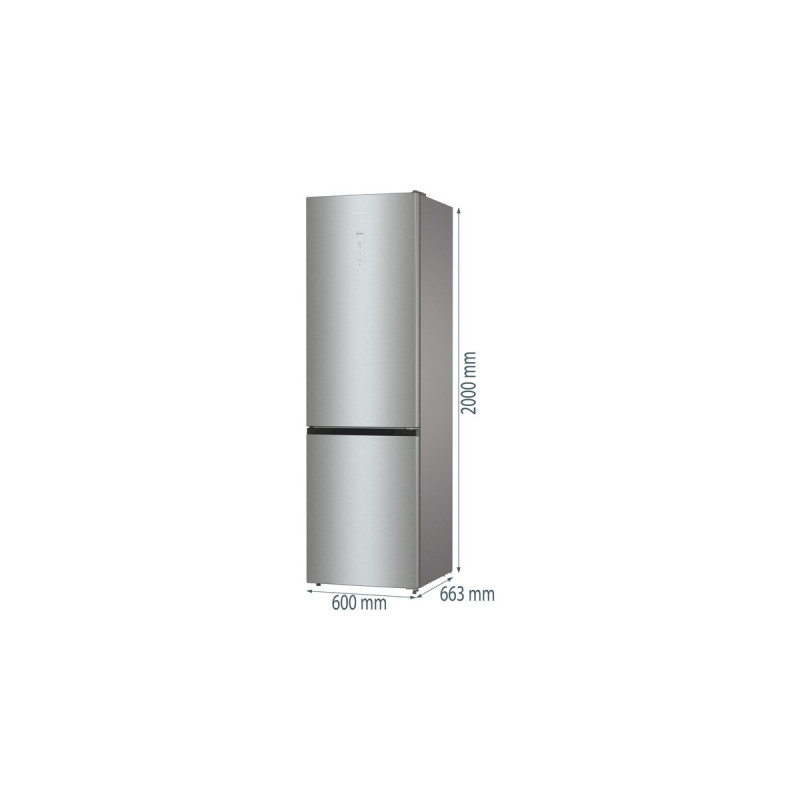 Hisense RB470N4SIB, Kühl-/Gefrierkombination(edelstahl)