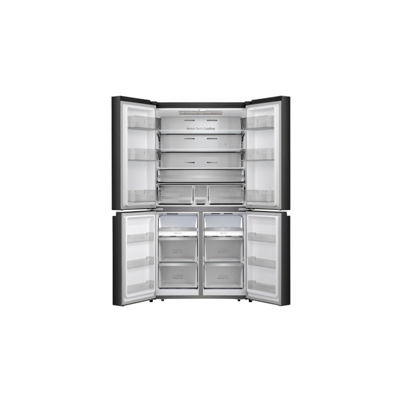 Hisense RQ758N4SAFE, French Door(edelstahl (dunkel))