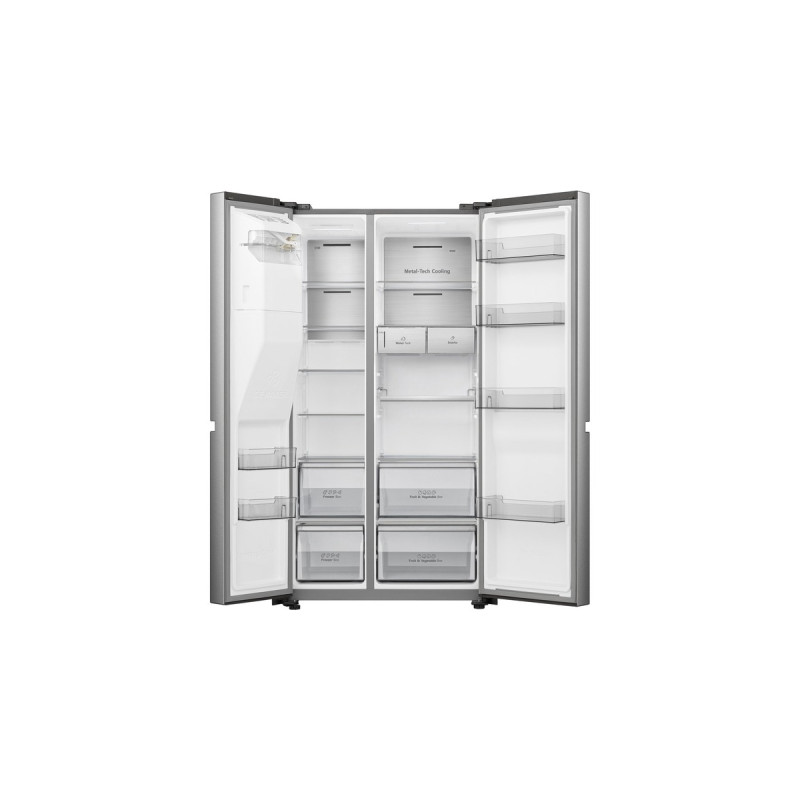 Hisense RS818N4TIE, Side-by-Side(edelstahl)