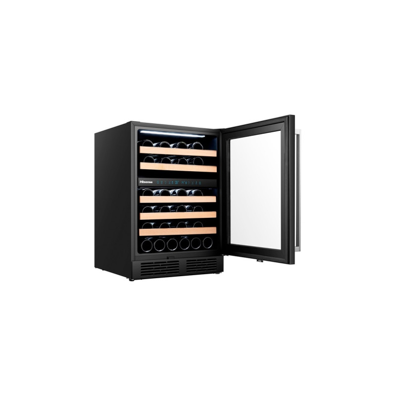 Hisense RW17W4NWLG0, Weinkühlschrank(schwarz)