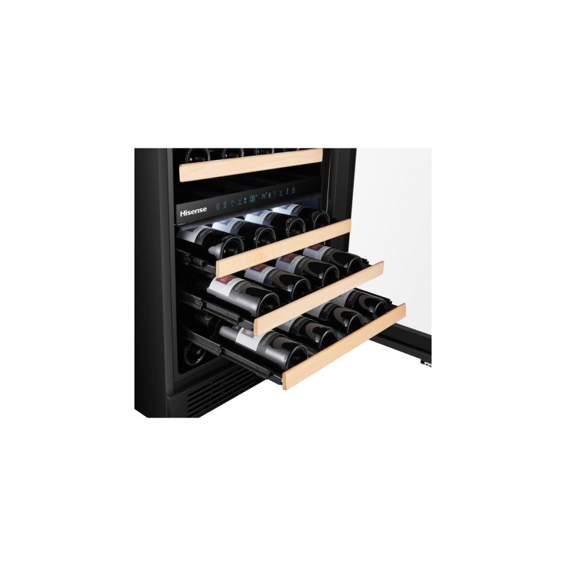 Hisense RW17W4NWLG0, Weinkühlschrank(schwarz)