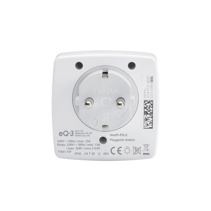 Homematic IP Schaltsteckdose (HmIP-PS-2)(weiß)