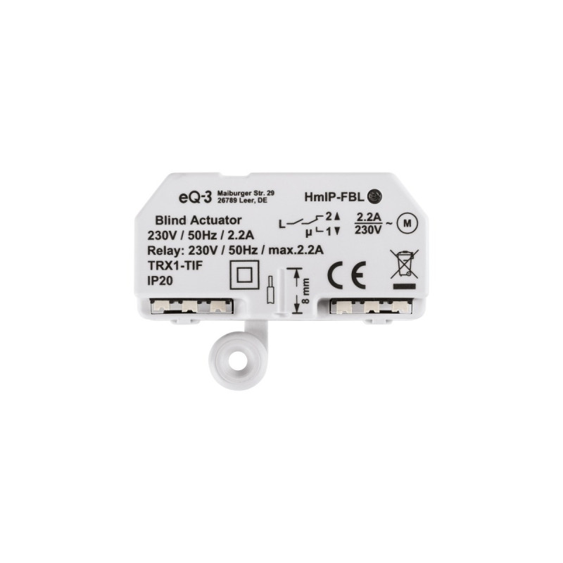 Homematic IP Smart Home Jalousieaktor Unterputz (HmIP-FBL), Relais