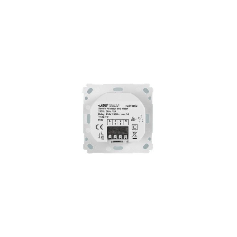 Homematic IP Smart Home Schalt-Mess-Aktor für Markenschalter (HmIP-BSM), Taster
